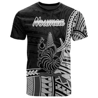 New Caledonia Islands T Shirt Noumea Seal Of New Caledonia Islands Polynesian Patterns Unisex Black - Polynesian Pride