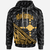 Rotuma Hoodie Gold Tapa Patterns With Bamboo Unisex Gold - Polynesian Pride