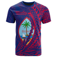Guam T Shirt Umatac Wings Style Unisex Blue - Polynesian Pride