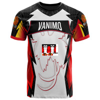 Papua New Guinea T Shirt Vanimo PNG Coat Of Arms Unisex Red Black - Polynesian Pride