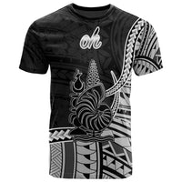 New Caledonia Islands T Shirt oh Seal Of New Caledonia Islands Polynesian Patterns Unisex Black - Polynesian Pride