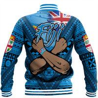 Fiji Bula Flag Baseball Jacket LT10 - Polynesian Pride