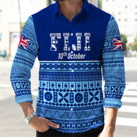 Fiji Independence Day Long Sleeve Button Shirt LT10 - Polynesian Pride