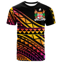 Fiji Custom T Shirt Special Polynesian Ornaments Unisex Black - Polynesian Pride