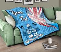 Fiji Custom Personalised Premium Quilt - Fiji Flag - Polynesian Pride