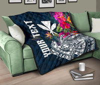 Polynesian Hawaii Custom Personalised Premium Quilt - Summer Vibes - Polynesian Pride