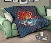 Hula Dance Hibiscus Premium Quilt - Polynesian Pride