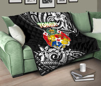 Mate Ma'a Tonga Rugby Premium Quilt Polynesian Unique Vibes - Black - Polynesian Pride