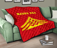 Hawaii Mauna Kea Polynesian Premium Quilt - Polynesian Pride