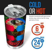 Guam Polynesian Tumbler - Reggae Tribal Wave - Polynesian Pride