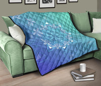 Flower Turtle Premium Quilt - Polynesian Pride