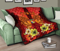 Tonga Premium Quilt - Tribal Tuna Fish - Polynesian Pride