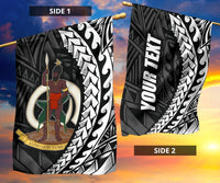 Vanuatu Flag - Custom Personalised Wings Style - Polynesian Pride