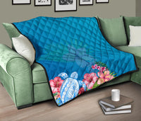 Polynesian Turtle Premium Quilt - Polynesian Pride