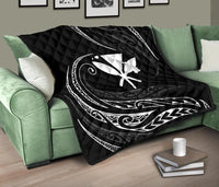 Kanaka Premium Quilt - White - Frida Style - Polynesian Pride