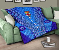 Fiji Drua Premium Quilt Tapa - Polynesian Pride