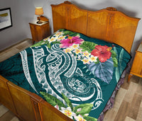 Polynesian Hawaii Premium Quilt - Summer Plumeria - Polynesian Pride