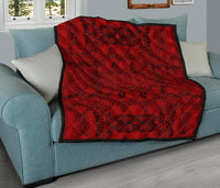 Polynesian Premium Quilt Red - Polynesian Pride