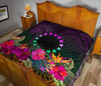 Cook Islands Polynesian Premium Quilt - Summer Hibiscus - Polynesian Pride