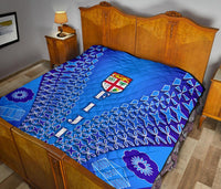 Fiji Drua Premium Quilt Tapa - Polynesian Pride