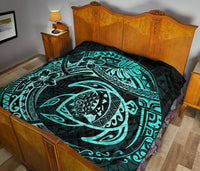 Hawaiian Turtle Polynesian Premium Quilt - Polynesian Pride