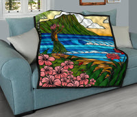 Hula Girl Premium Quilt - Polynesian Pride