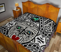 Integrity Maori Ta Moko Premium Quilt Kiwi and Paua - Polynesian Pride