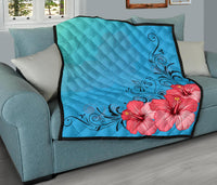 Hibiscus Flower Premium Quilt - Polynesian Pride