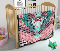 Hawaii Turtle Kanaka Hibiscus Tropical Polynesian Premium Quilt - Sweet Style - AH - Polynesian Pride