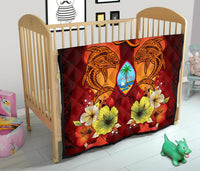 Guam Custom Personalised Premium Quilt - Tribal Tuna Fish - Polynesian Pride