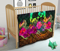 Tonga Polynesian Premium Quilt - Summer Hibiscus - Polynesian Pride