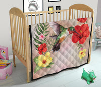 Hibiscus Bird Premium Quilt - Polynesian Pride