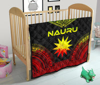 Nauru Premium Quilt - Nauru Flag Polynesian Chief Reggae Version - Polynesian Pride