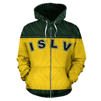Leeward Islands All Over Zip up Hoodie Polynesian Hoodie Style - Polynesian Pride