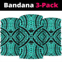 Polynesian Tradition Turquoise Bandana 3 - Pack - Polynesian Pride
