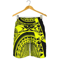 Polynesian Shorts Men - Maui Moana Tattoo with Seal Tonga - Polynesian Pride