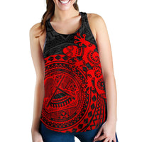American Women's Racerback Tank - Polynesian Lizard - Polynesian Pride