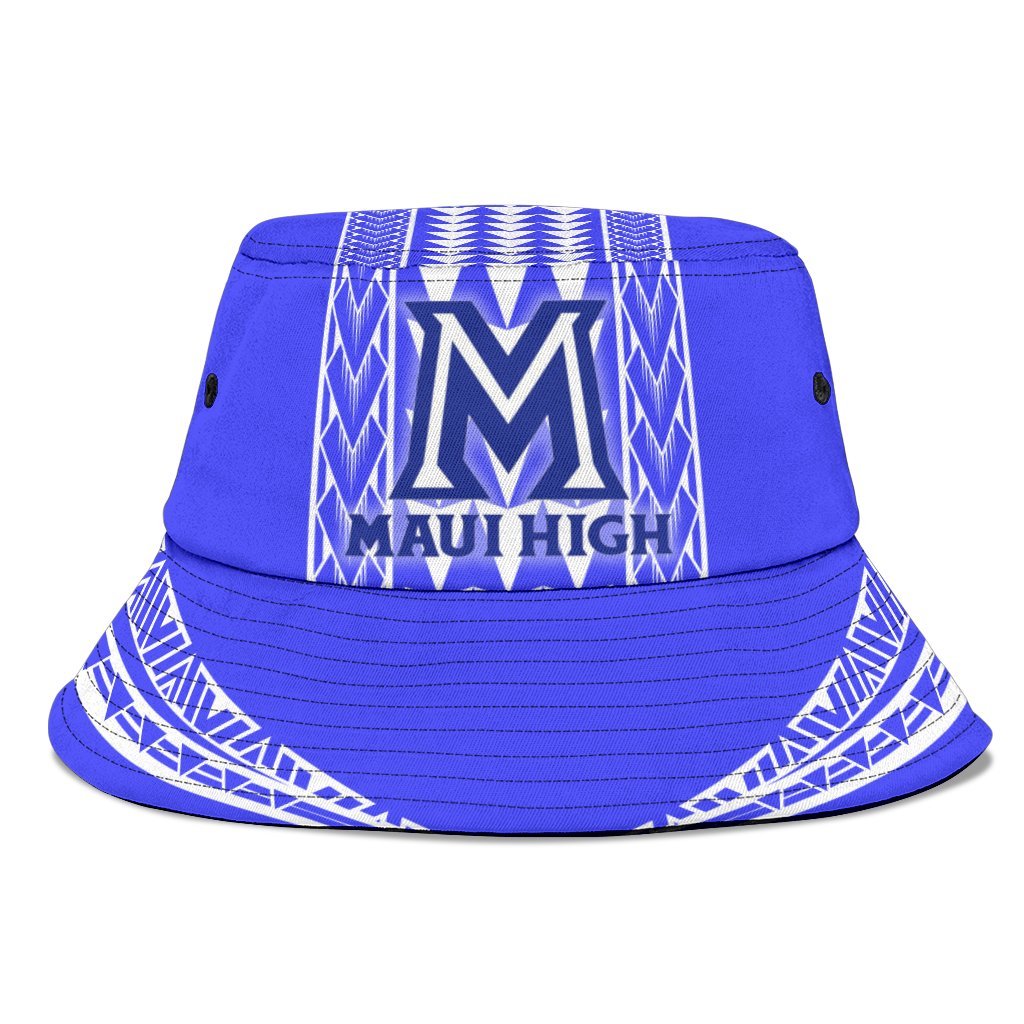 Hawaii - Maui High Bucket Hat - AH Unisex Universal Fit Blue - Polynesian Pride