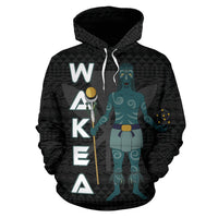 Polynesian Hawaii Hoodie Wakea Hawaiian God of the Myths nd Legends - Polynesian Pride