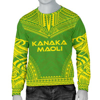 Kanaka Maoli Sweater - Polynesian Chief Flag Version Unisex White - Polynesian Pride