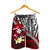 Dab Trend Style Rugby Men Shorts Wallis and Futuna Red - Polynesian Pride