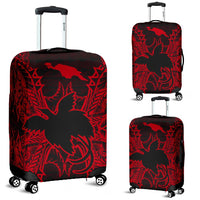 Papua New Guinea Polynesian Luggage Covers Map Red Red - Polynesian Pride