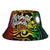 Marshall Islands Bucket Hat - Rainbow Polynesian Pattern Unisex Universal Fit Reggae - Polynesian Pride
