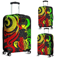 Pohnpei Micronesian Luggage Covers - Reggae Tentacle Turtle Reggae - Polynesian Pride