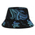 Polynesian Bucket Hat - Blue Turtle Unisex Universal Fit Blue - Polynesian Pride