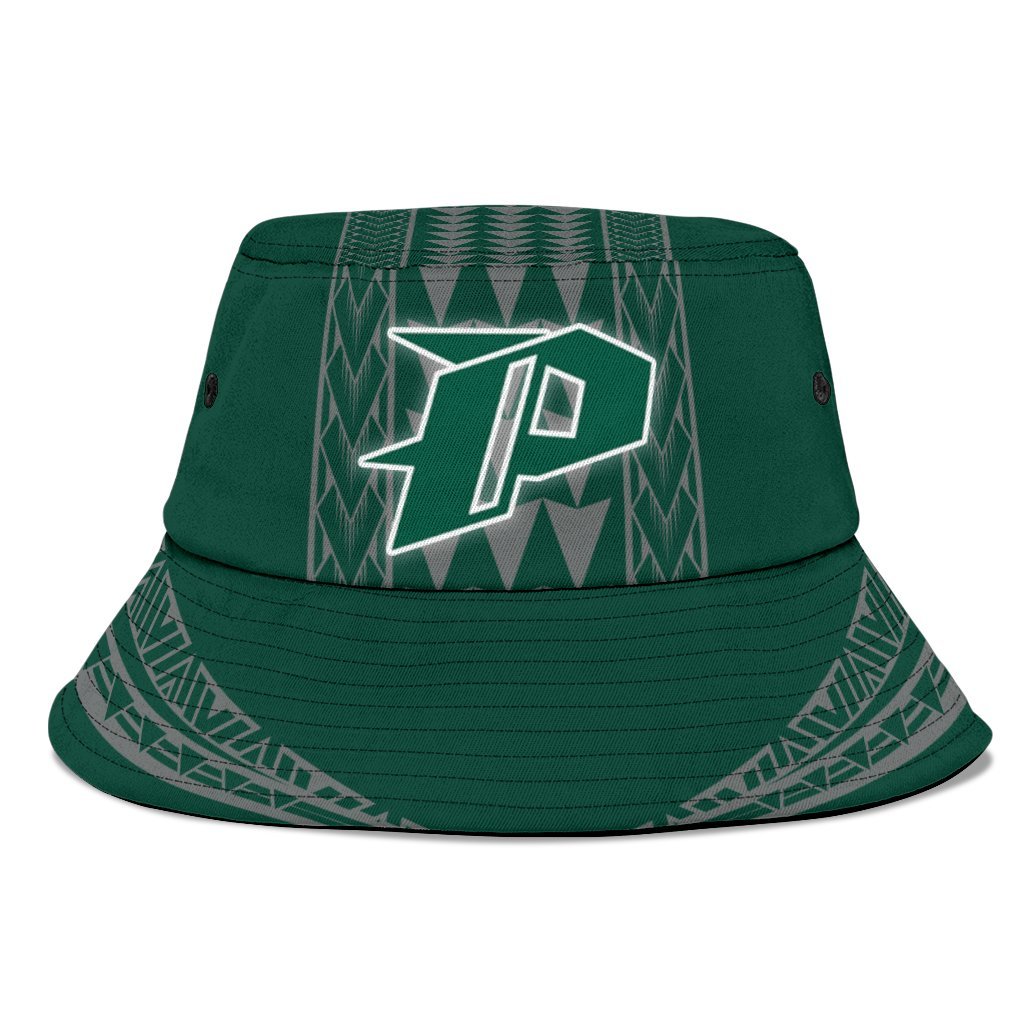 Hawaii - Pahoa High Bucket Hat - AH Unisex Universal Fit Green - Polynesian Pride
