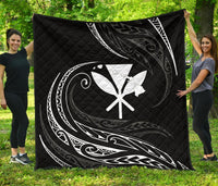 Kanaka Premium Quilt - White - Frida Style - Polynesian Pride