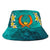 Pohnpei Micronesia Bucket Hat - Manta Ray Ocean Unisex Universal Fit Blue - Polynesian Pride