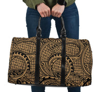 Polynesian Maori Lauhala Gold Hawaii Travel Bag Travel Bag One size Gold - Polynesian Pride