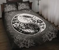 Turtle Quilt Bed Set - Yin Yang Hibiscus - Polynesian Pride